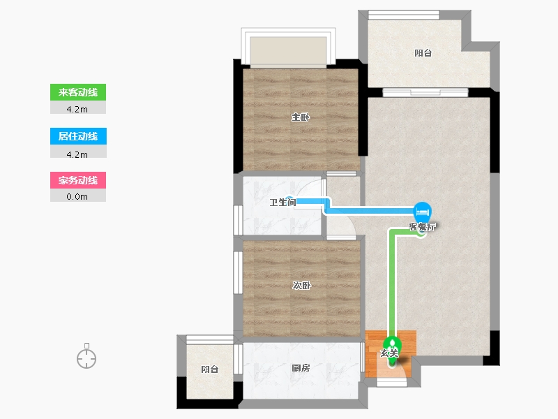 广东省-中山市-敏捷贝斯小镇-57.74-户型库-动静线