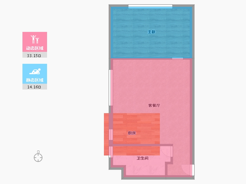 山东省-济南市-龙湖奥东11号-42.00-户型库-动静分区