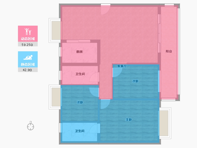 江西省-上饶市-碧桂园-92.26-户型库-动静分区