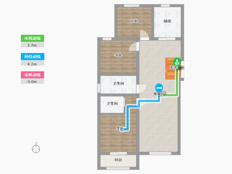 河北省-廊坊市-胜芳紫金华府-82.11-户型库-动静线