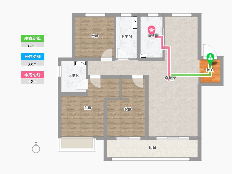 河北省-石家庄市-石家庄・融创城-87.94-户型库-动静线