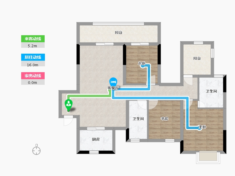 广西壮族自治区-南宁市-兴进�B府-98.69-户型库-动静线