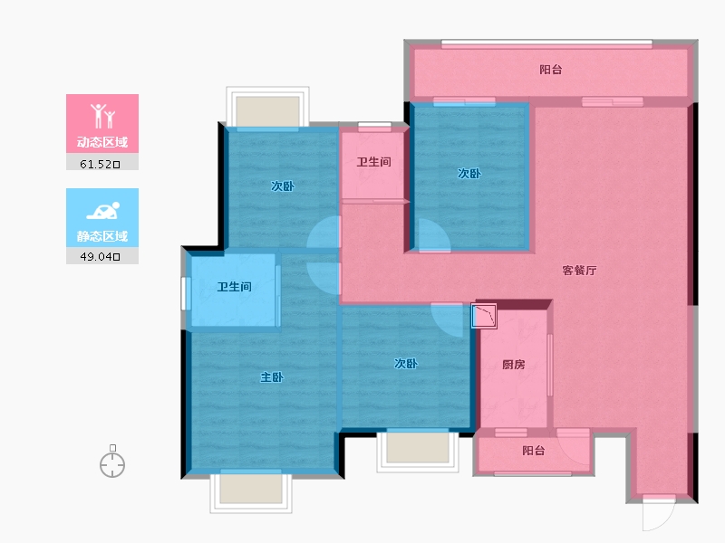 广西壮族自治区-梧州市-金源世家-98.89-户型库-动静分区