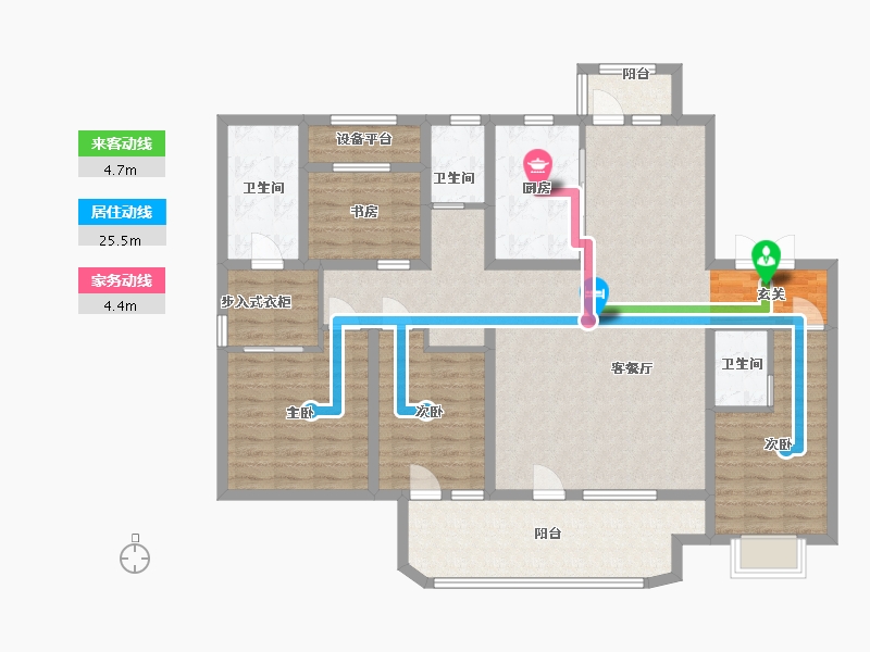 山东省-济宁市-瑞马大都会-136.00-户型库-动静线