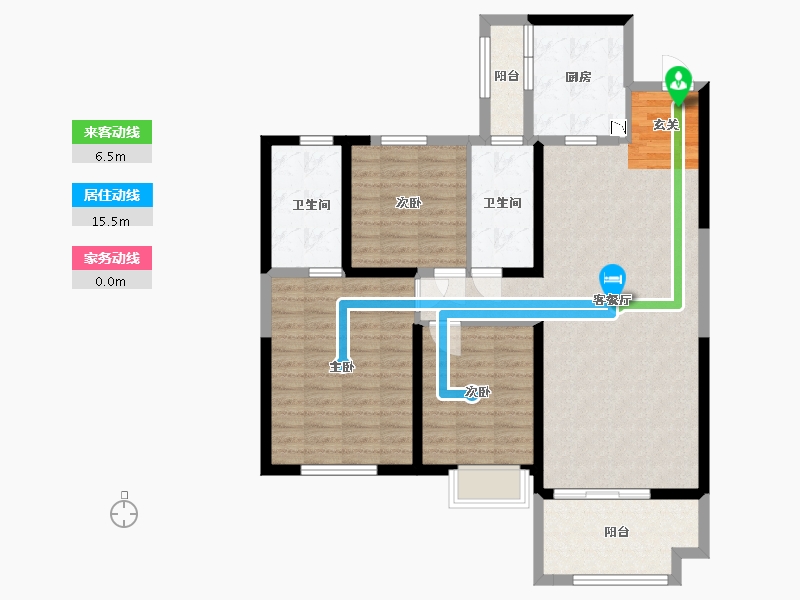 山西省-太原市-太原宝能城-103.20-户型库-动静线