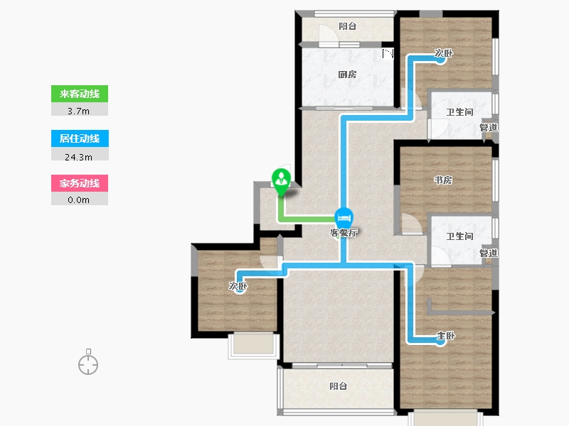 山西省-太原市-太原恒大滨河府-122.27-户型库-动静线