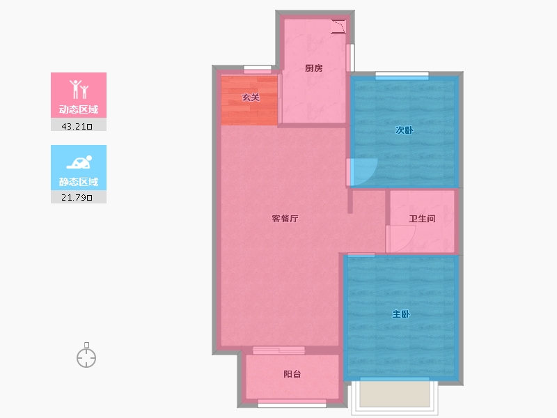 山西省-太原市-海唐金洲-58.05-户型库-动静分区