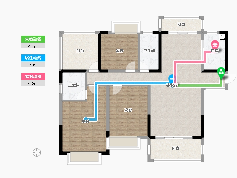 广西壮族自治区-玉林市-玉林奥园康城-118.20-户型库-动静线