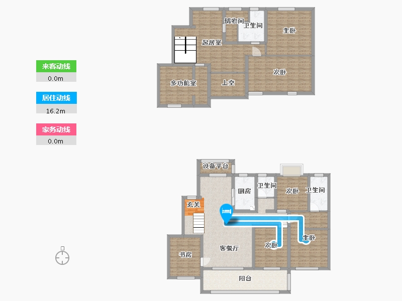 江苏省-南通市-九溪源著-194.65-户型库-动静线