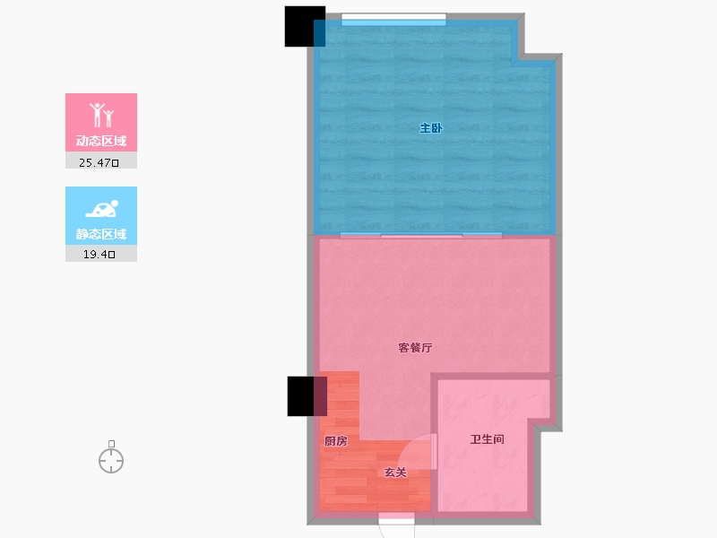 江苏省-南通市-罗缦广场-40.81-户型库-动静分区