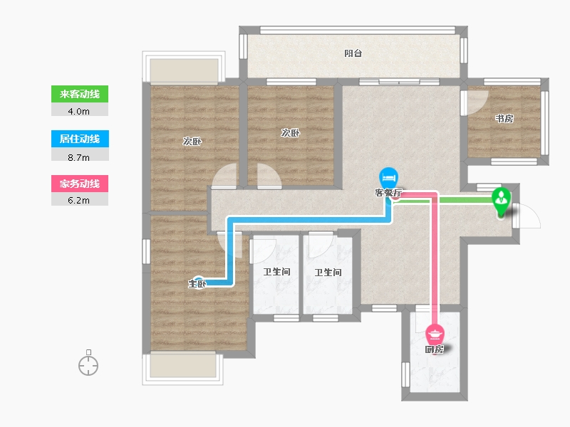 广西壮族自治区-南宁市-建工城-92.36-户型库-动静线