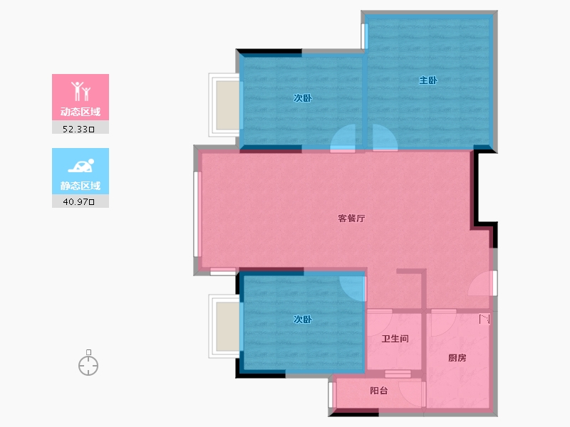 河南省-商丘市-盛世观澜-84.19-户型库-动静分区