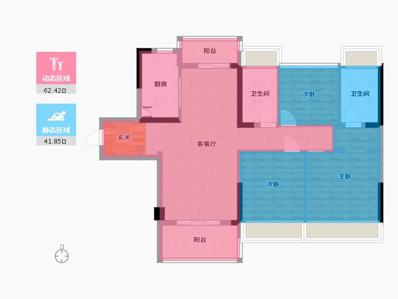 广东省-湛江市-湛江华发新城-92.81-户型库-动静分区