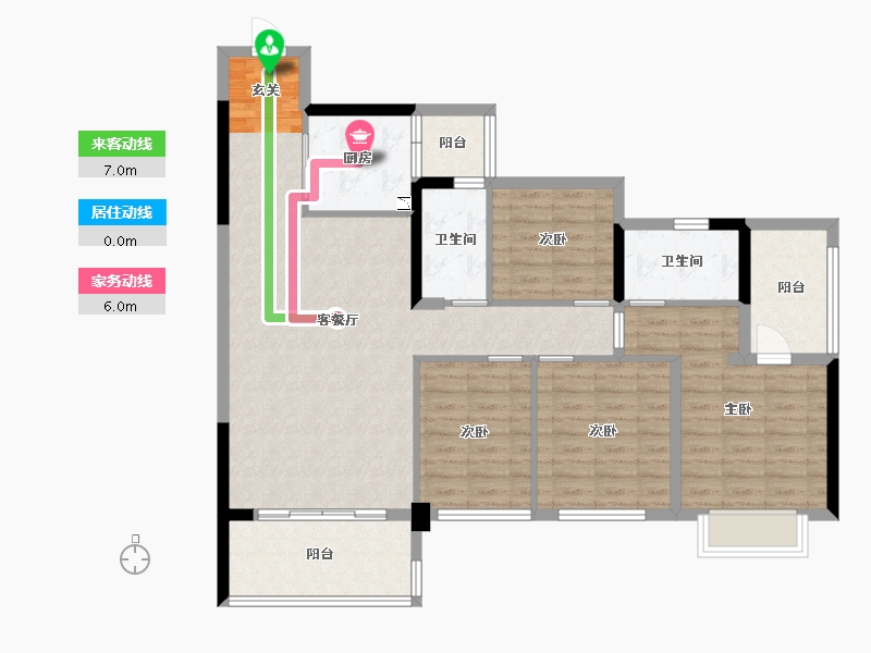 广东省-湛江市-湛江华发新城-106.41-户型库-动静线