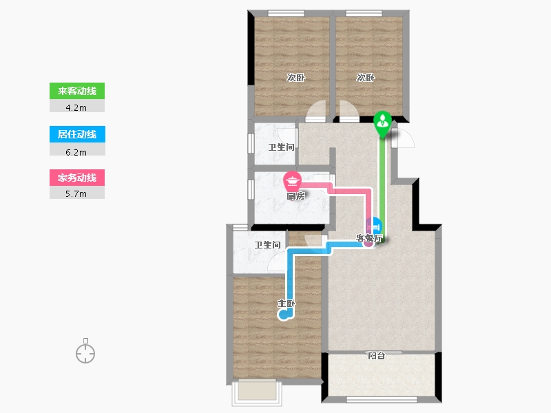 河南省-济源市-中弘-92.00-户型库-动静线