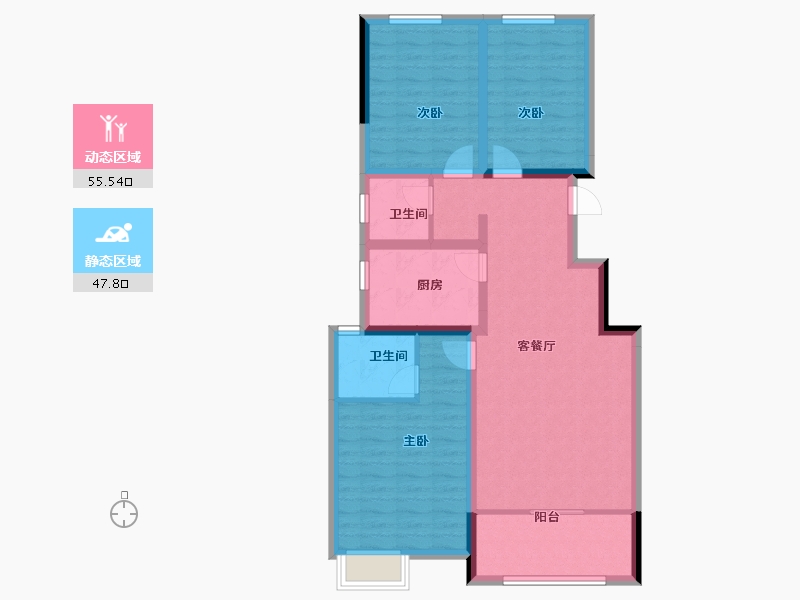 河南省-济源市-中弘-92.00-户型库-动静分区