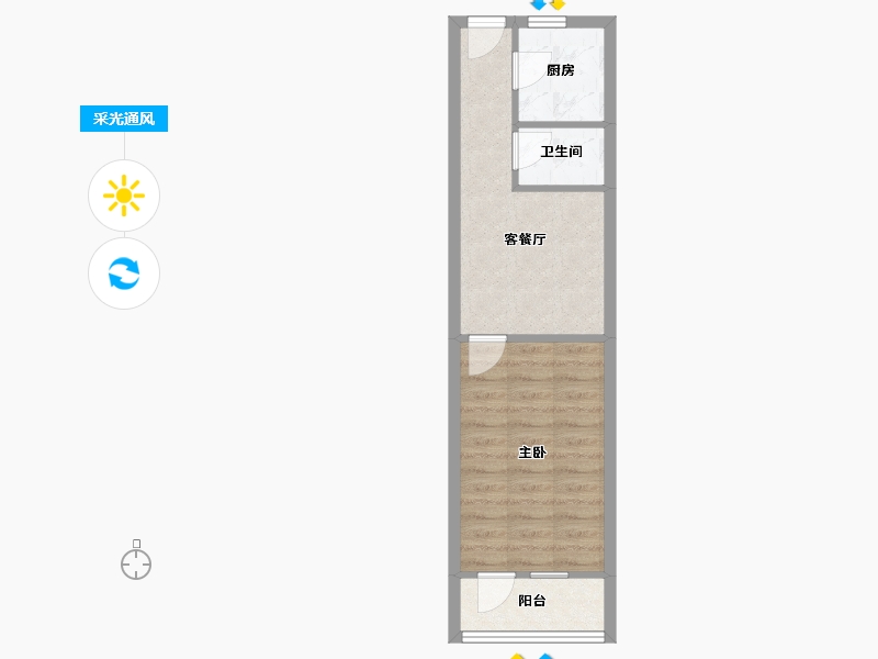 北京-北京市-永乐东区-37.81-户型库-采光通风