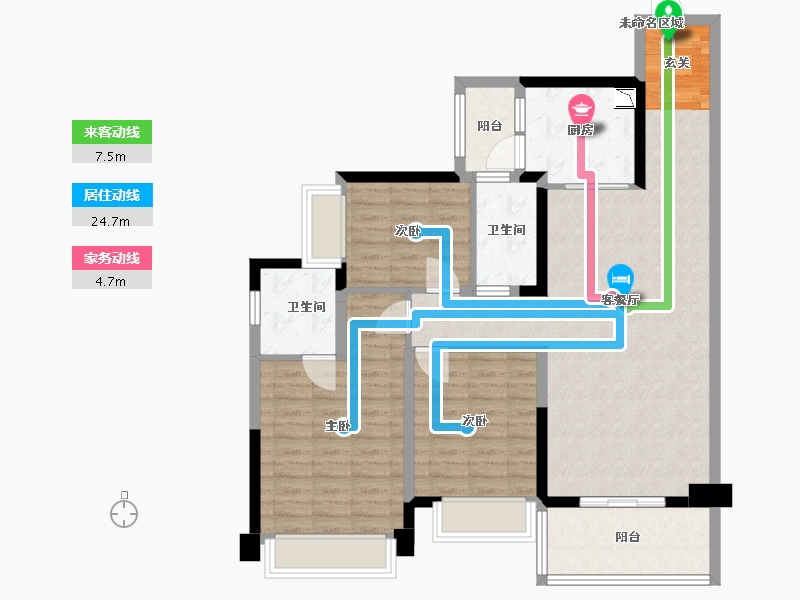 广东省-湛江市-吴川奥园冠军城-100.80-户型库-动静线