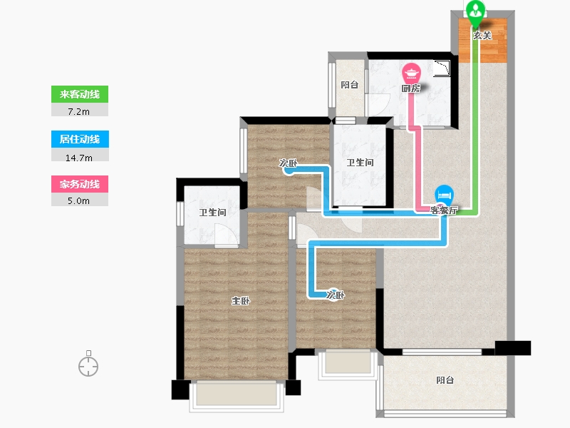 广东省-湛江市-吴川奥园冠军城-100.78-户型库-动静线