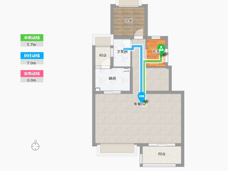 四川省-成都市-保利珑堂里院-72.45-户型库-动静线