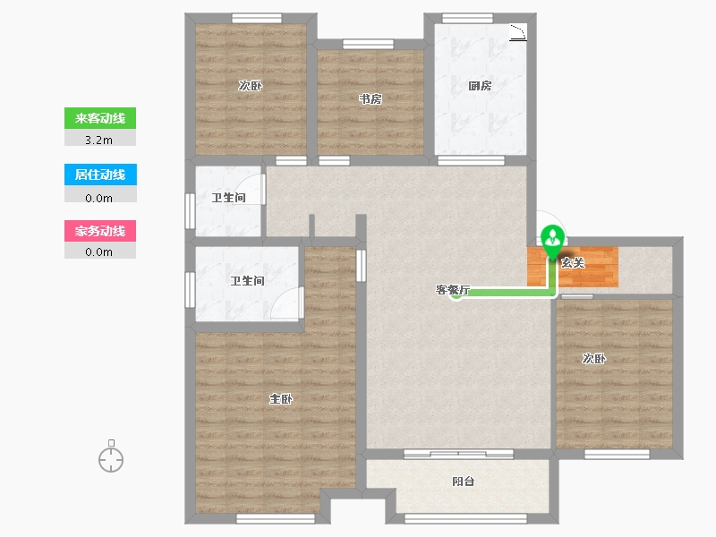 山东省-德州市-德达东建馨园-114.40-户型库-动静线