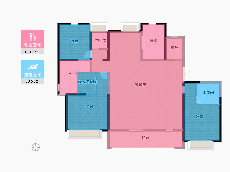 江苏省-盐城市-兴邦中央公园-180.00-户型库-动静分区