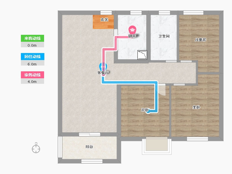 江西省-南昌市-美的新力公园天下-71.20-户型库-动静线