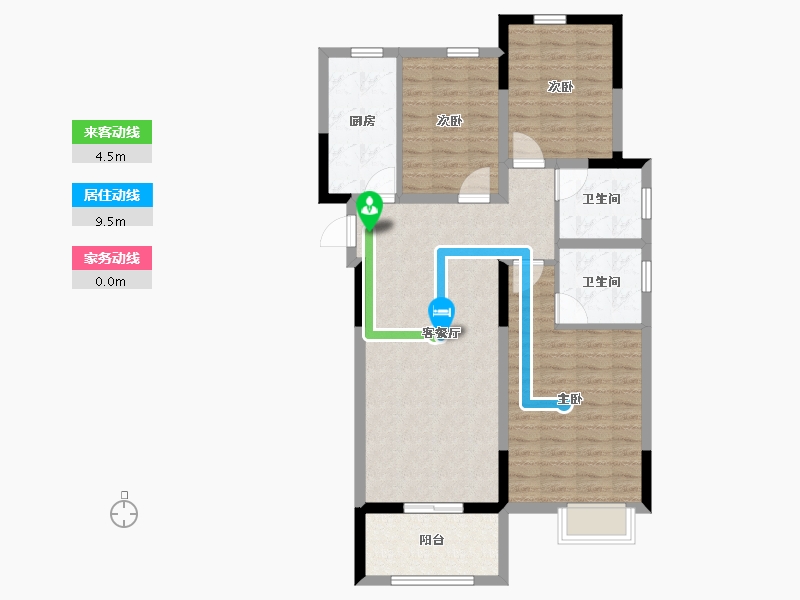 河南省-郑州市-新密正商城-92.00-户型库-动静线