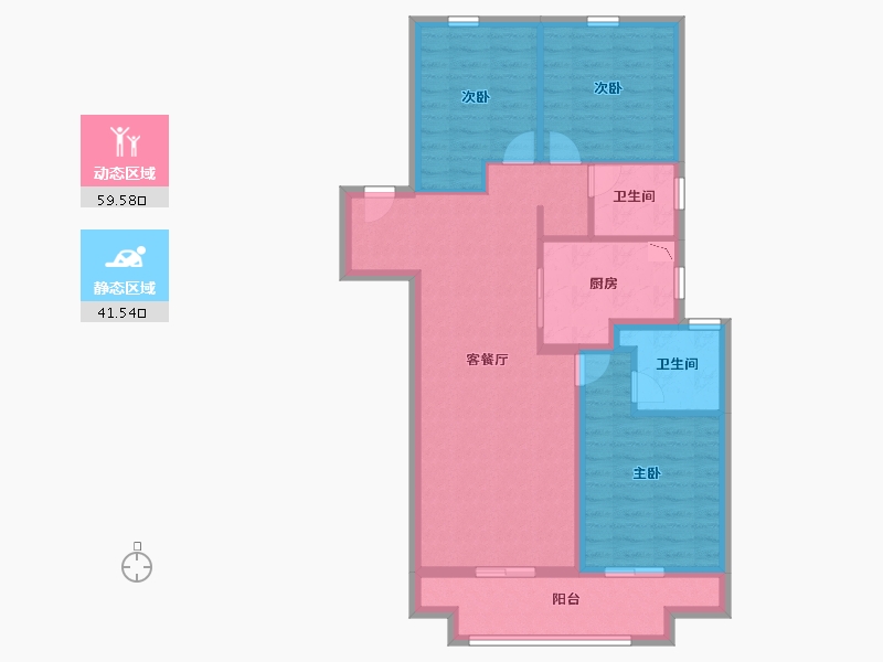 河南省-郑州市-和昌优地-90.40-户型库-动静分区