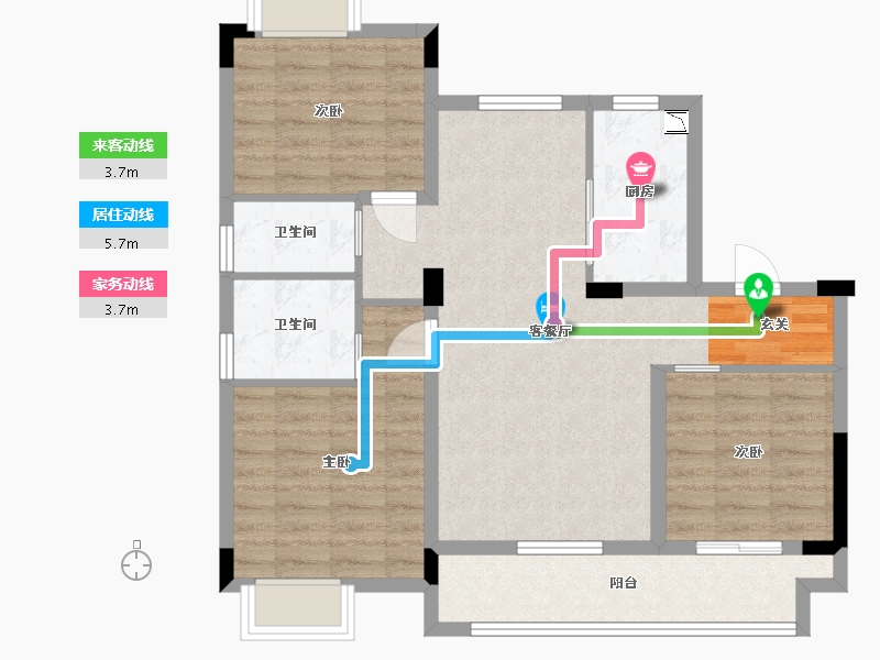 江西省-南昌市-南昌中大煌盛-81.60-户型库-动静线