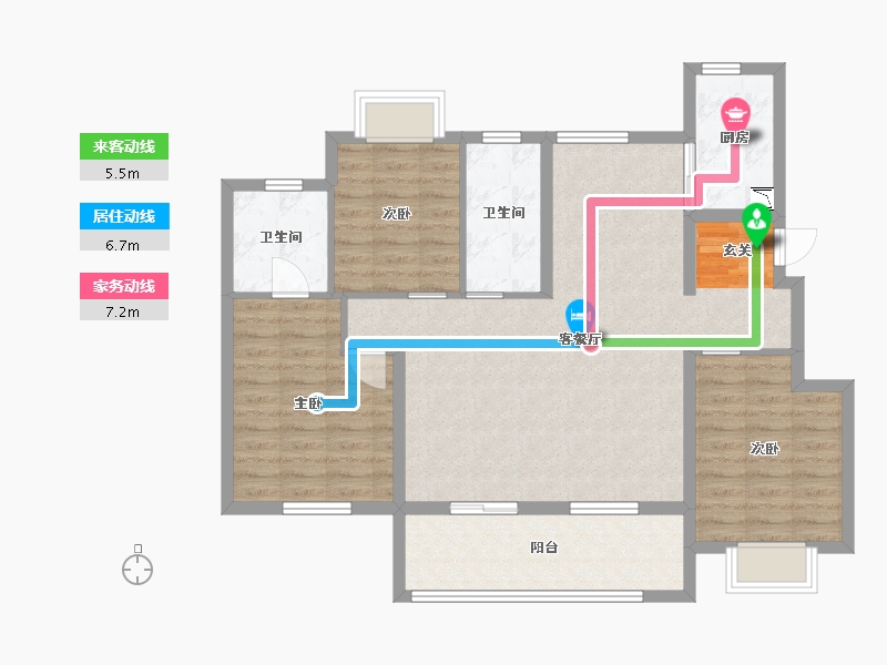 江西省-南昌市-美的新力公园天下-97.59-户型库-动静线