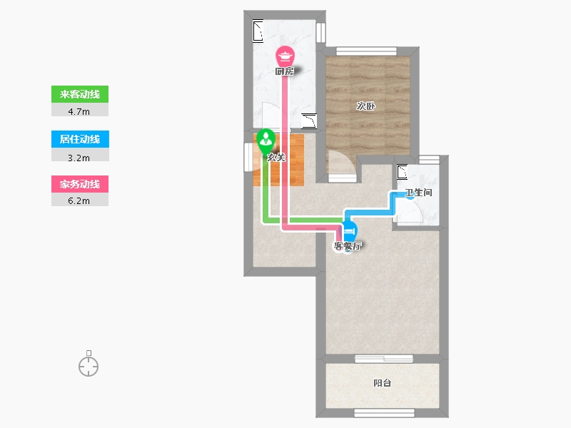 河北省-廊坊市-廊坊来康郡润德院-39.33-户型库-动静线