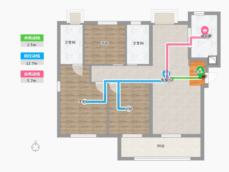 江西省-南昌市-美的新力公园天下-92.00-户型库-动静线