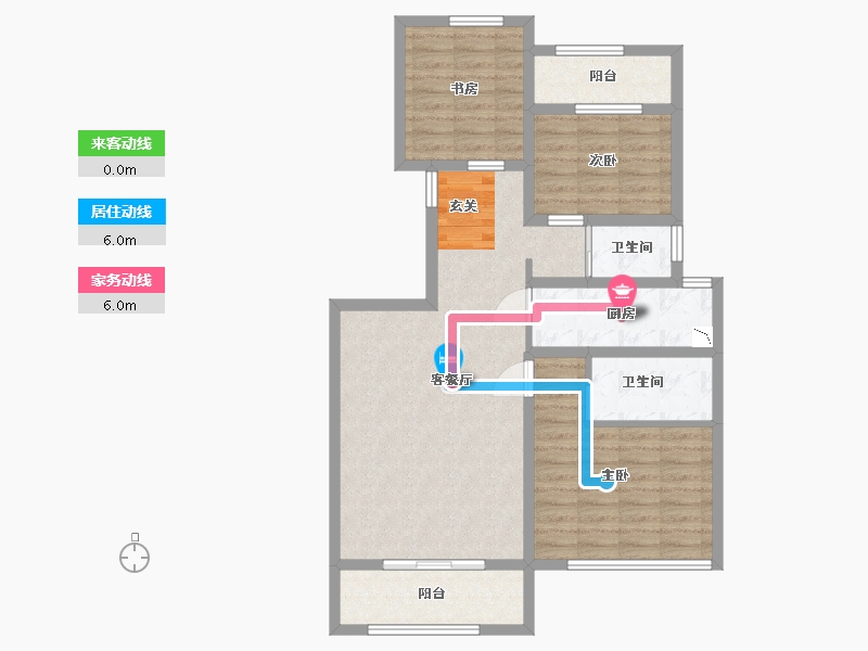 河南省-郑州市-正商馨港家-90.40-户型库-动静线