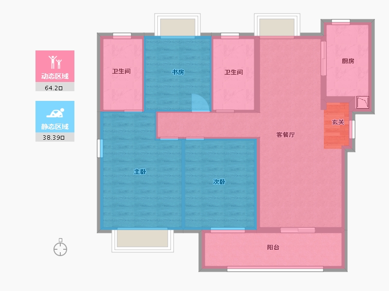 江西省-南昌市-美的新力公园天下-92.01-户型库-动静分区