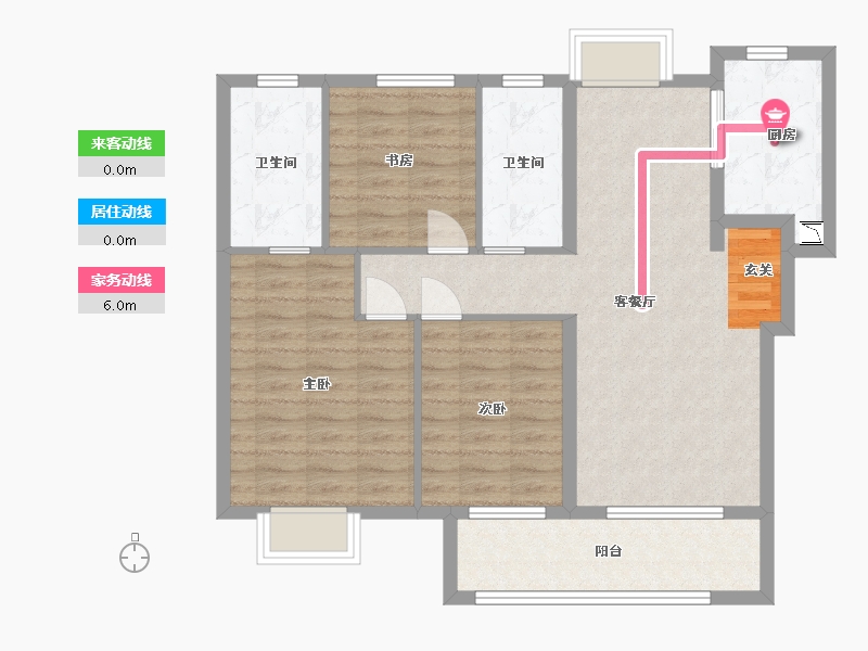 江西省-南昌市-美的新力公园天下-88.00-户型库-动静线