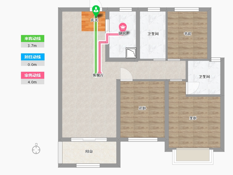 江西省-南昌市-美的新力公园天下-84.00-户型库-动静线