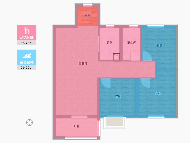 江西省-南昌市-赣电贵府-71.19-户型库-动静分区