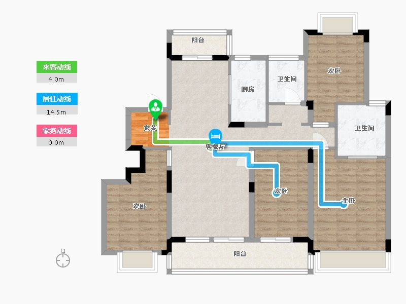 江西省-南昌市-新旅明樾台-114.40-户型库-动静线