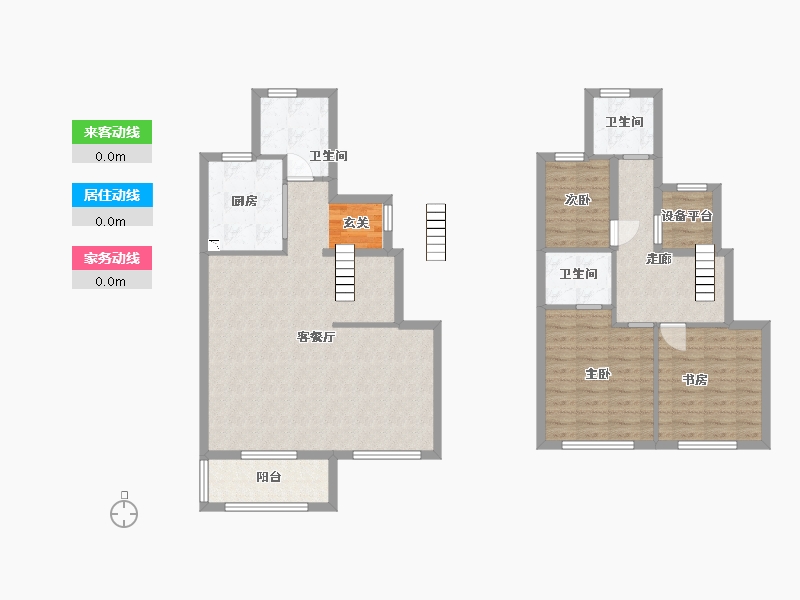 江苏省-无锡市-融创惠山映-107.94-户型库-动静线