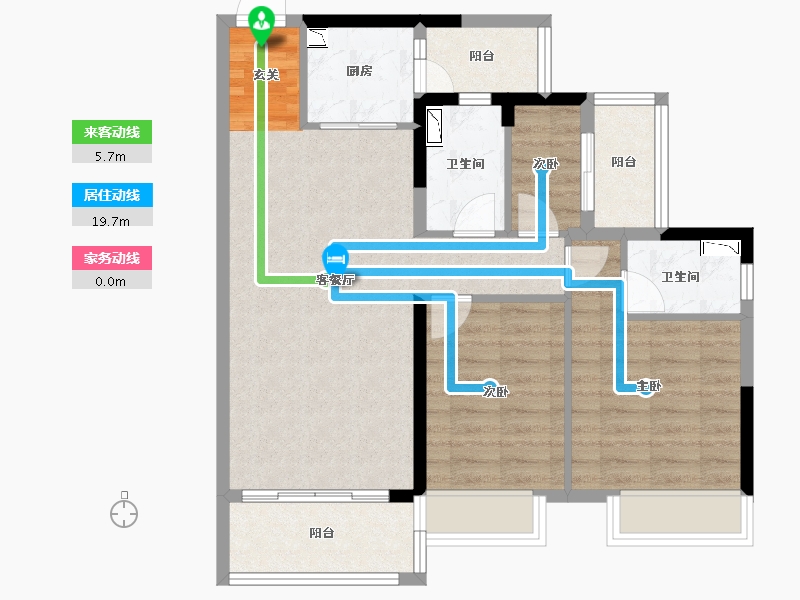 广东省-湛江市-汇成・凯悦华府-78.14-户型库-动静线