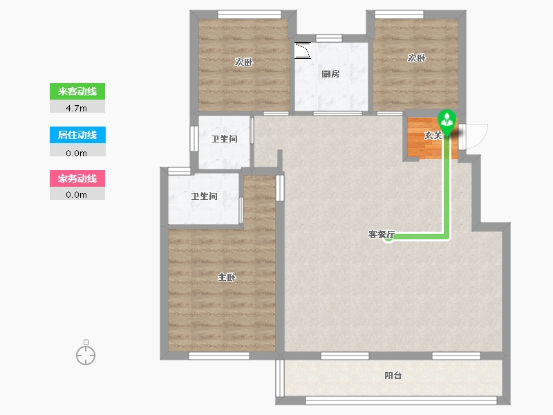 江苏省-无锡市-融创惠山映-92.00-户型库-动静线