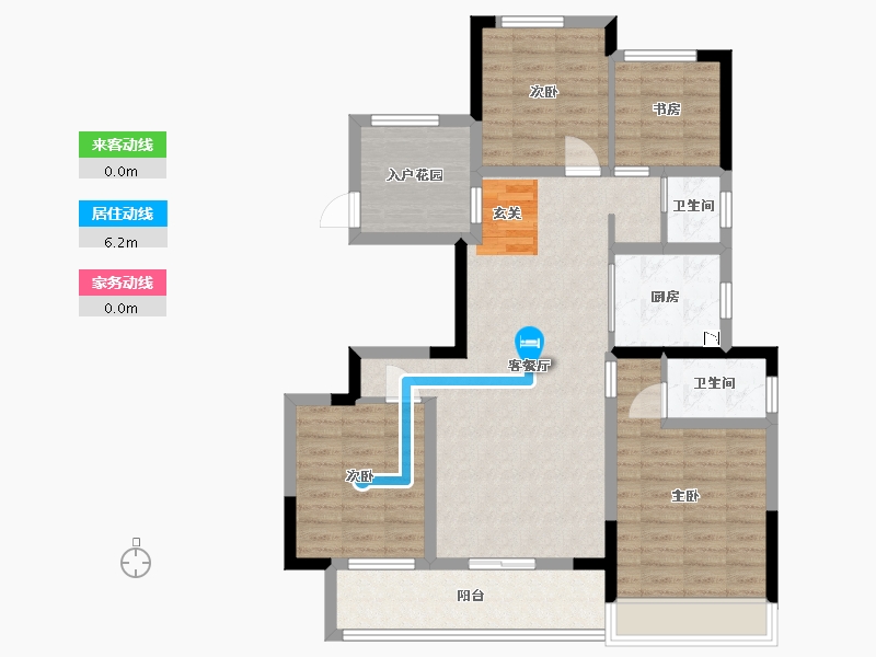 河南省-郑州市-浩创梧桐溪水湾-99.20-户型库-动静线