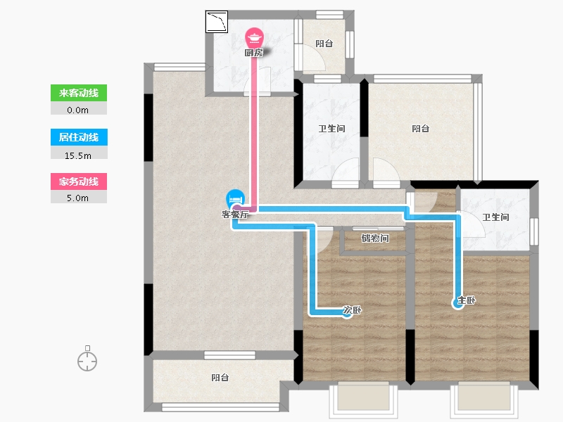 贵州省-贵阳市-宝能国际会展城-94.00-户型库-动静线