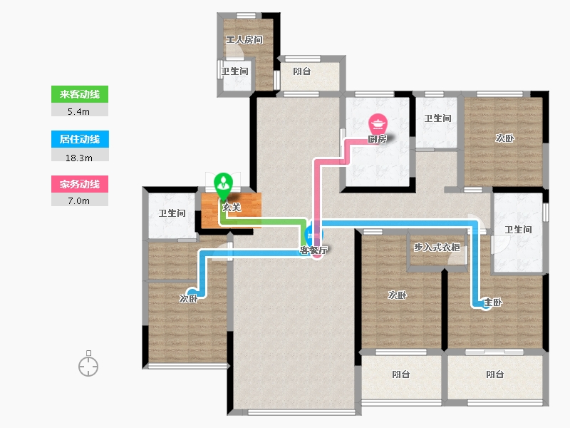 河南省-郑州市-星联湾・�Z和-179.20-户型库-动静线