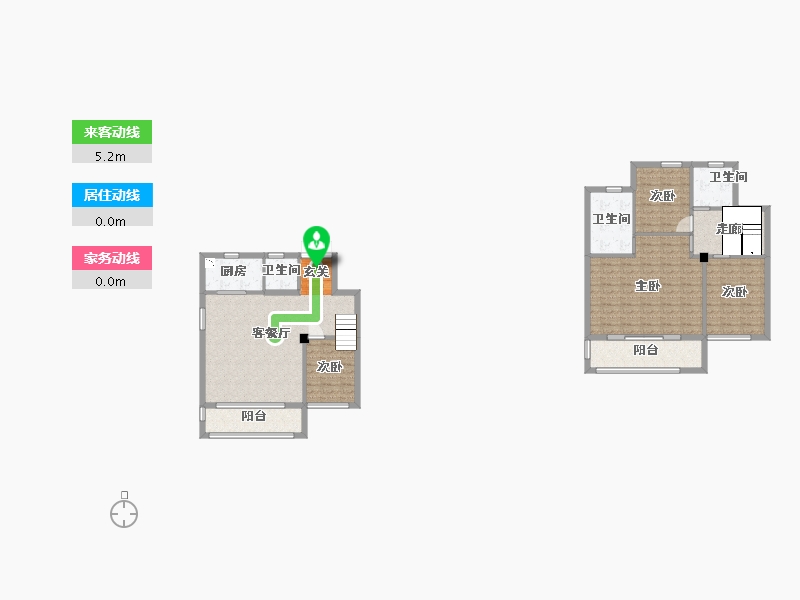 江苏省-无锡市-无锡融创壹号院-118.58-户型库-动静线