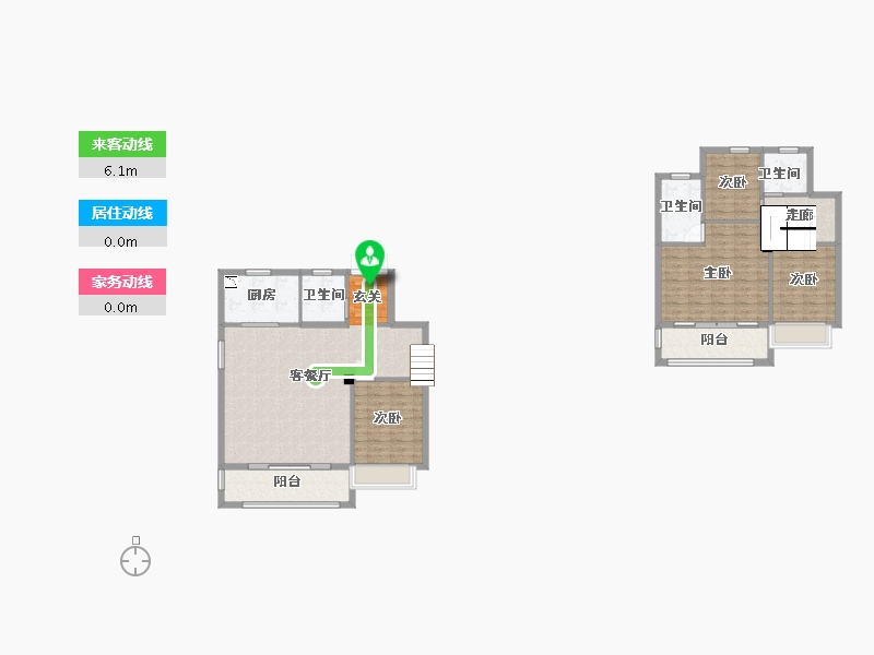 江苏省-无锡市-无锡融创壹号院-118.22-户型库-动静线