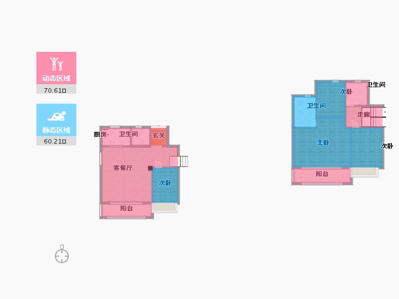 江苏省-无锡市-无锡融创壹号院-118.21-户型库-动静分区