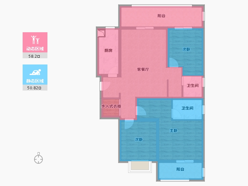 河南省-郑州市-和昌优地-96.00-户型库-动静分区