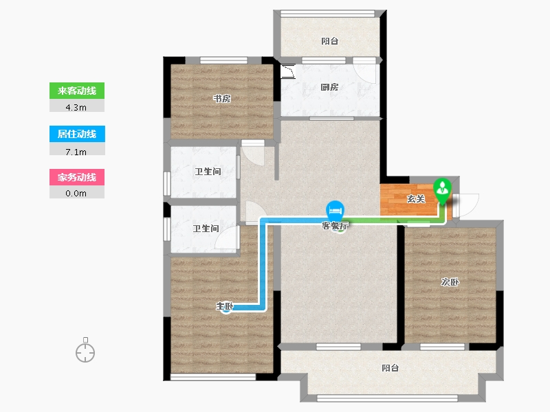 河南省-郑州市-大发融悦四季-108.00-户型库-动静线